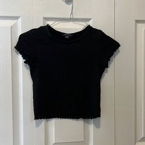 American Eagle Black Crop size XS